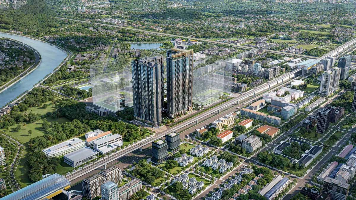 Kiến Tạo Phong Cách Sống Hàng Hiệu Và Tầm Nhìn Đầu Tư Dài Hạn Tại Tâm Điểm Mới Phía Tây 2 Vị trí chiến lược của dự án Hanoi Seasons Garden trên trục Nguyễn Trãi