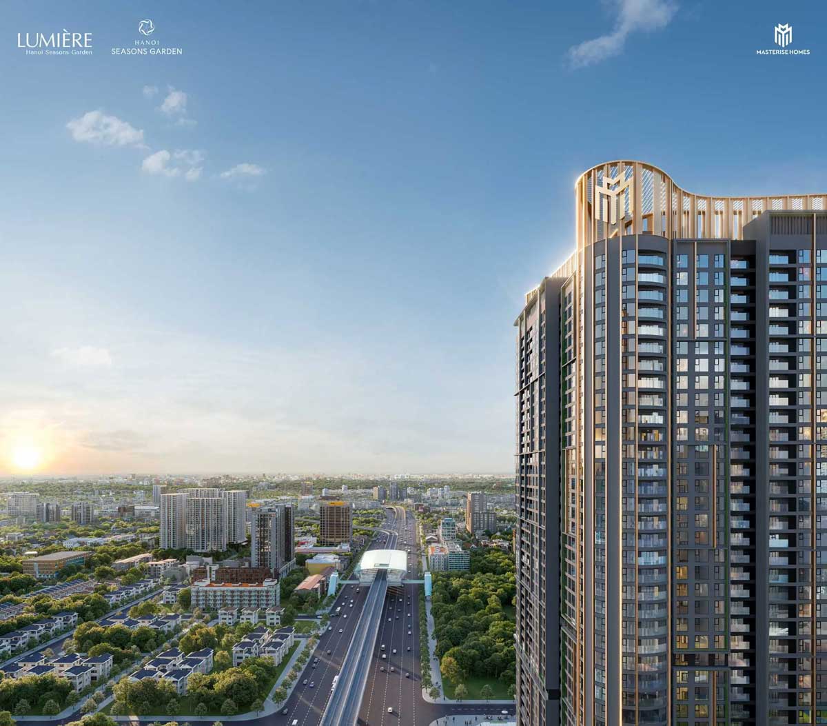 Kiến Tạo Phong Cách Sống Hàng Hiệu Và Tầm Nhìn Đầu Tư Dài Hạn Tại Tâm Điểm Mới Phía Tây 4 Phối cảnh tháp căn hộ cao cấp phân khu The Bloom